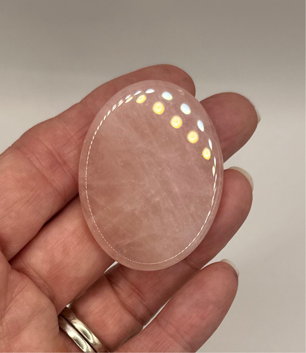 Rose Quartz Worry Stone