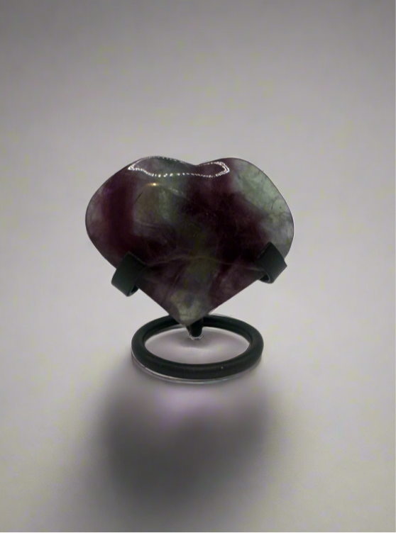 Fluorite Heart Shaped Crystal