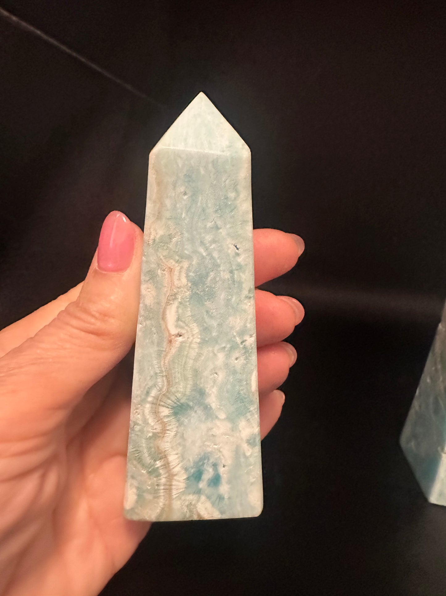 Blue Aragonite Towers