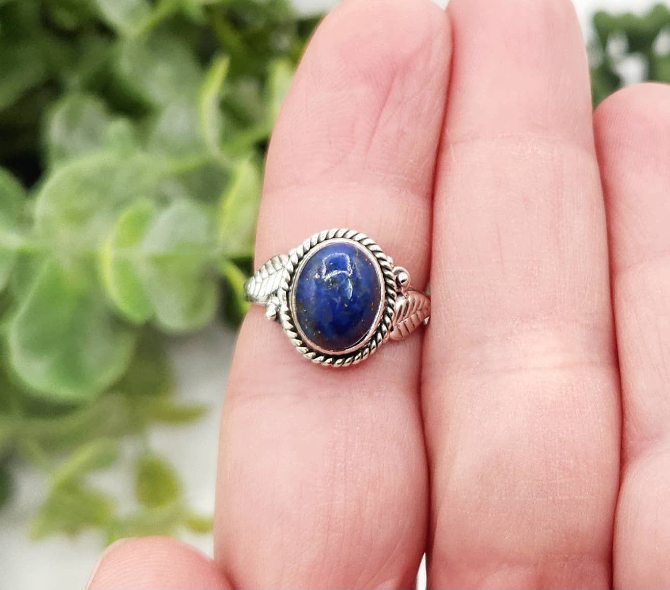 Lapis Lazuli Gemstone Sterling Silver (925) Ring