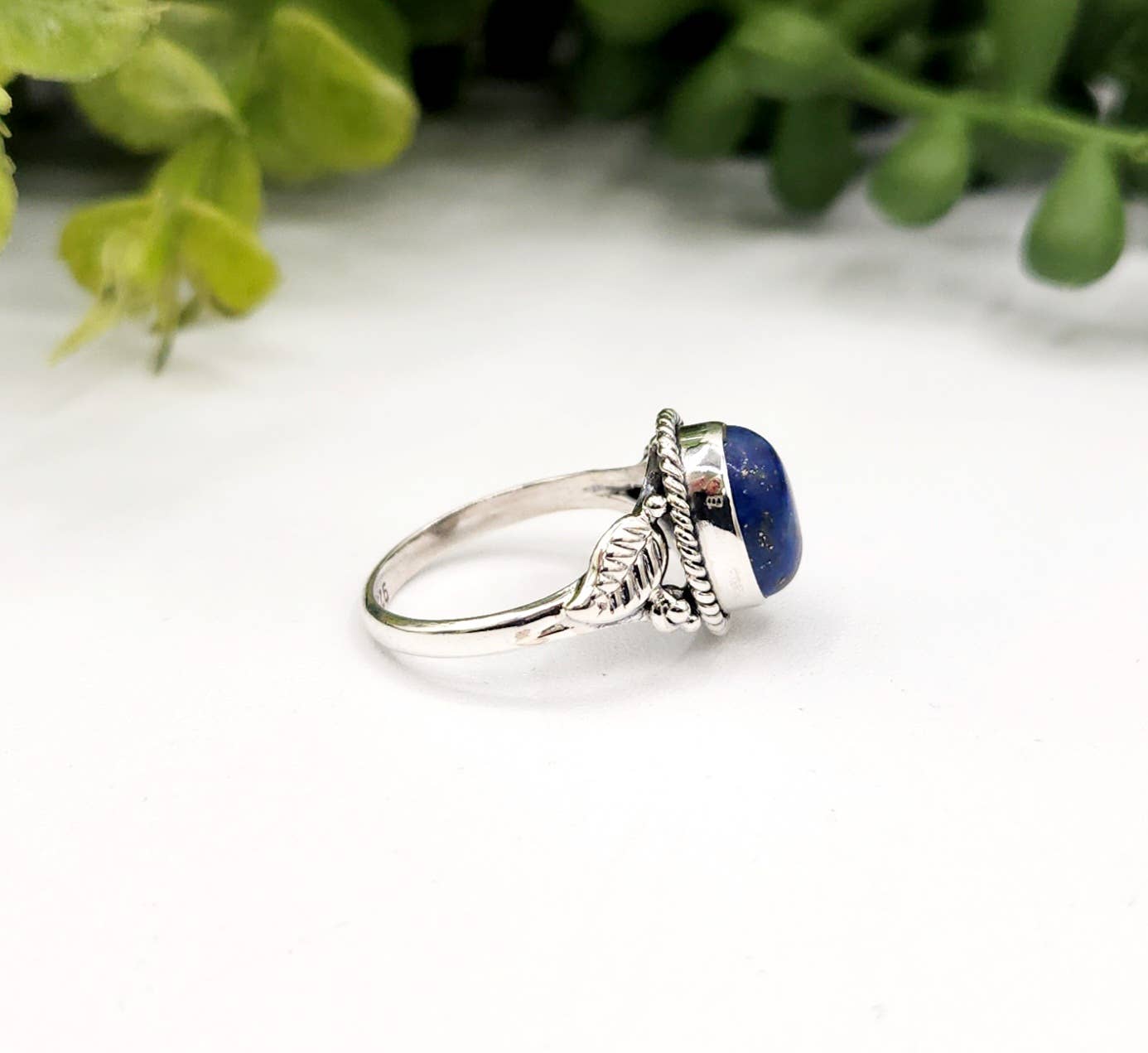 Lapis Lazuli Gemstone Sterling Silver (925) Ring