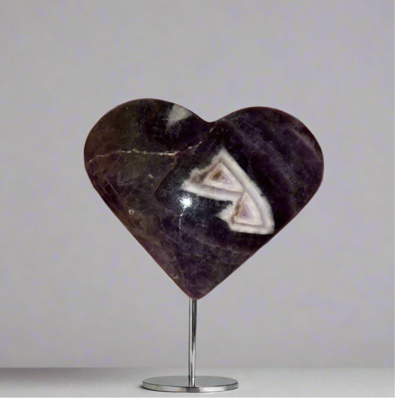 Amethyst Heart-Shaped