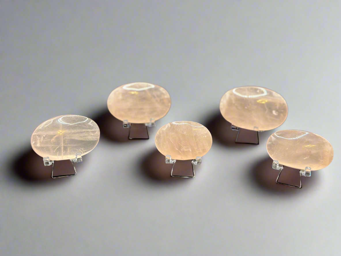 Rose Quartz Palm Stones