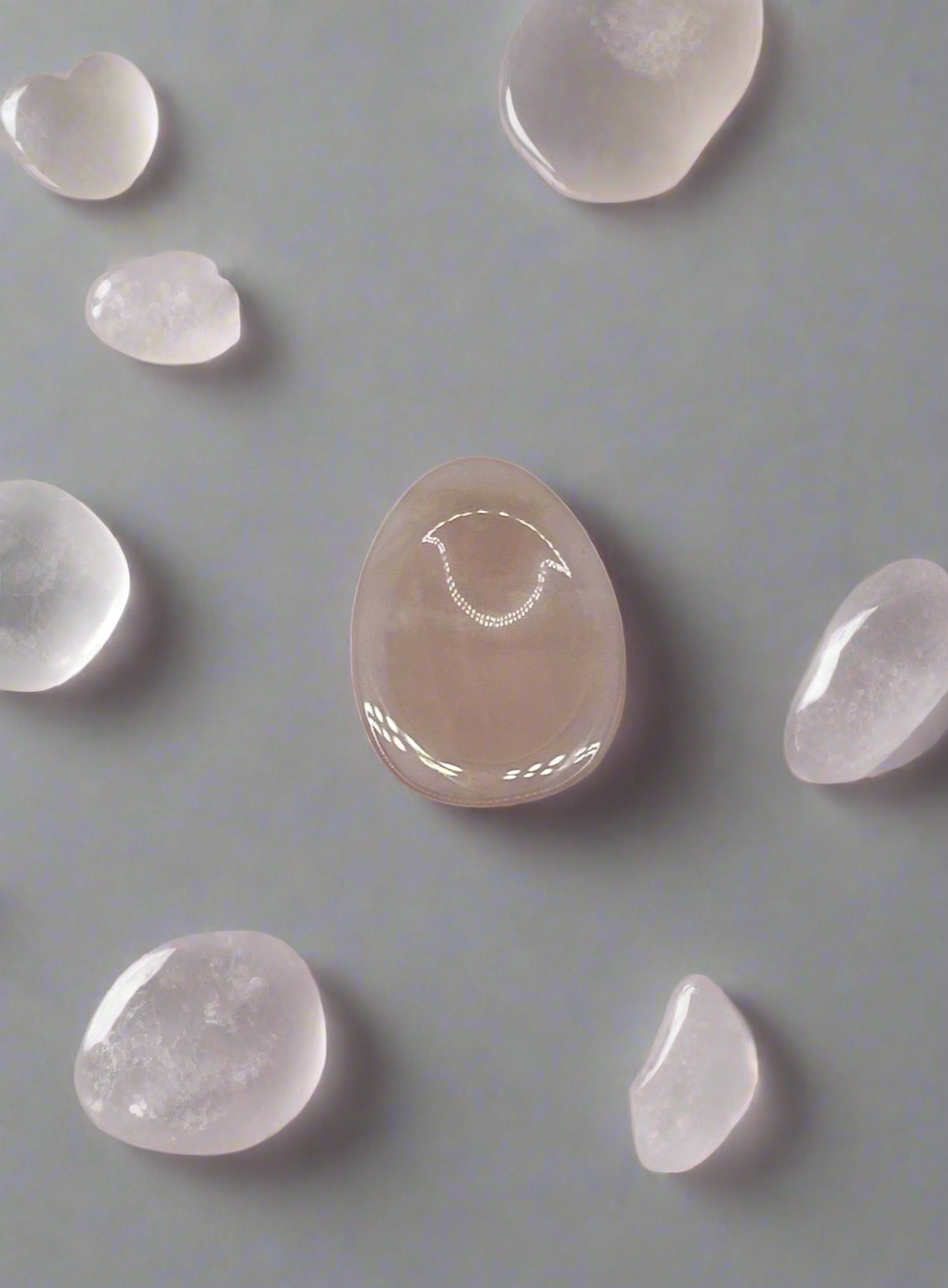 Rose Quartz Worry Stone