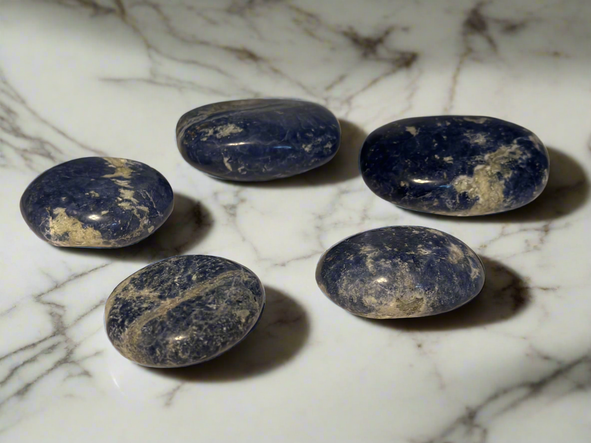 Sodalite Palm Stones
