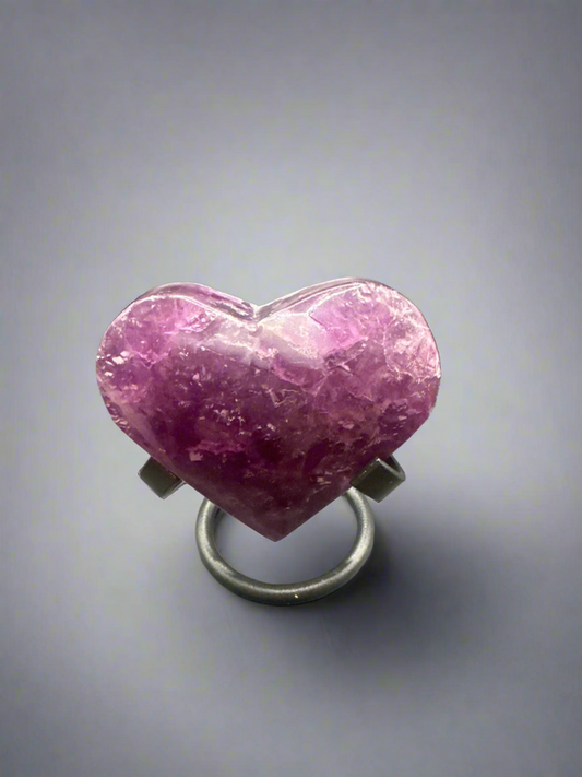 Fluorite Heart Shaped Crystal