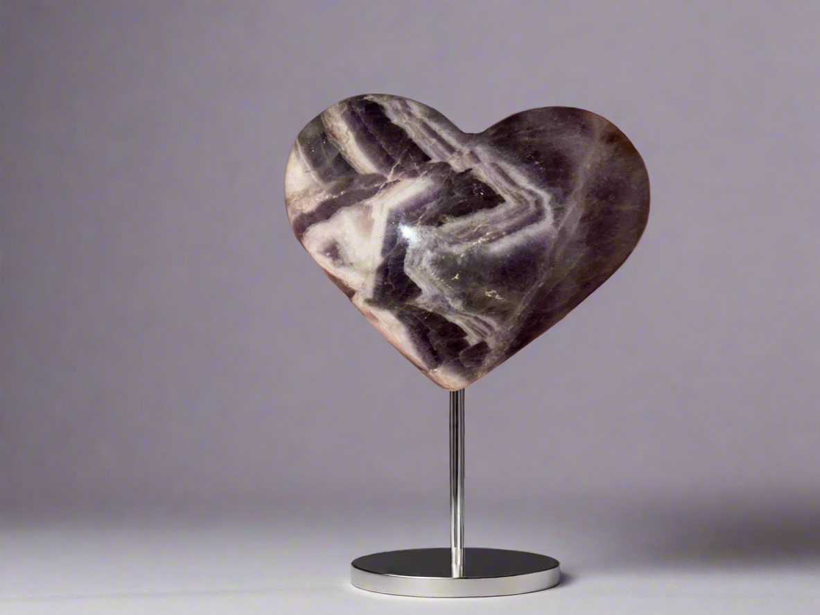 Amethyst Heart-Shaped