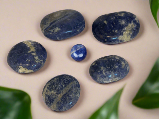 Sodalite Palm Stones