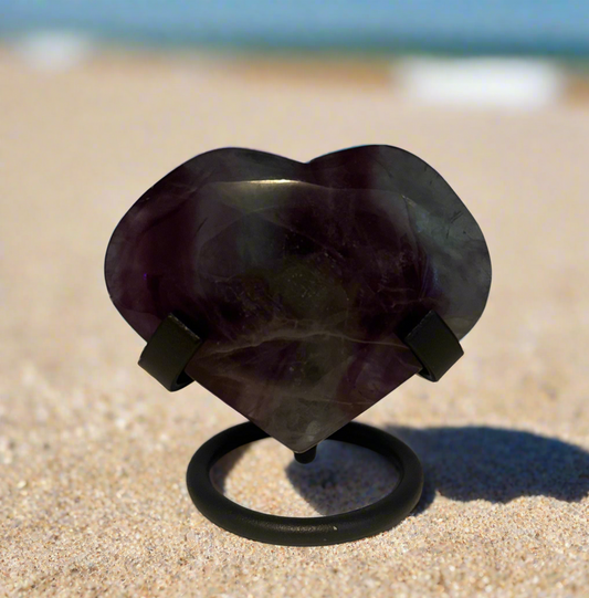 Fluorite Heart Shaped Crystal