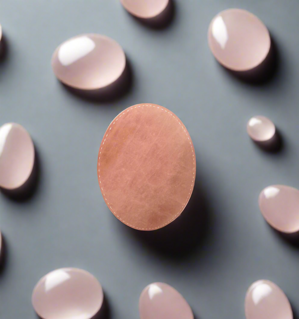 Rose Quartz Worry Stone