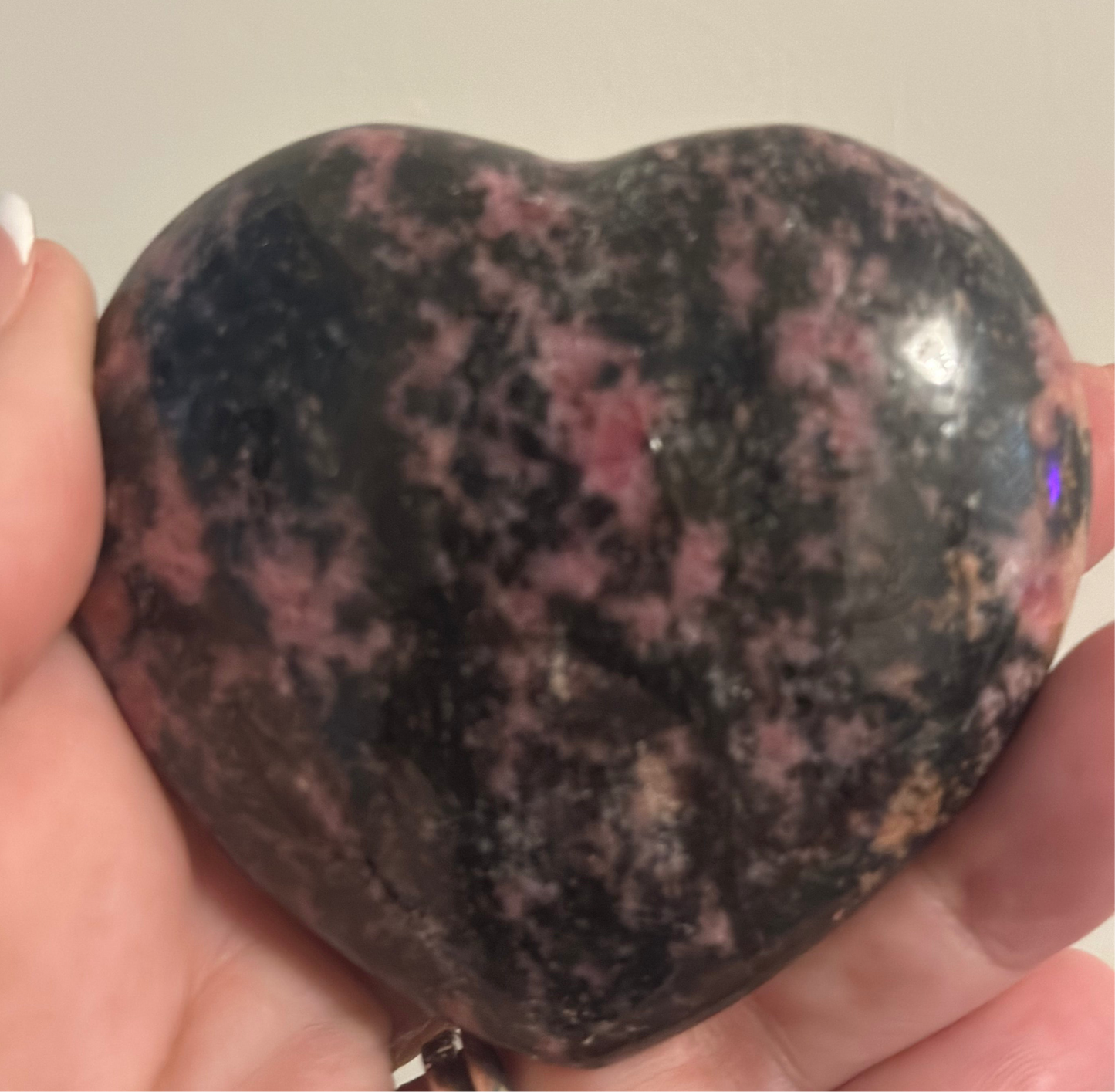 Heart-Shaped Rhodolite