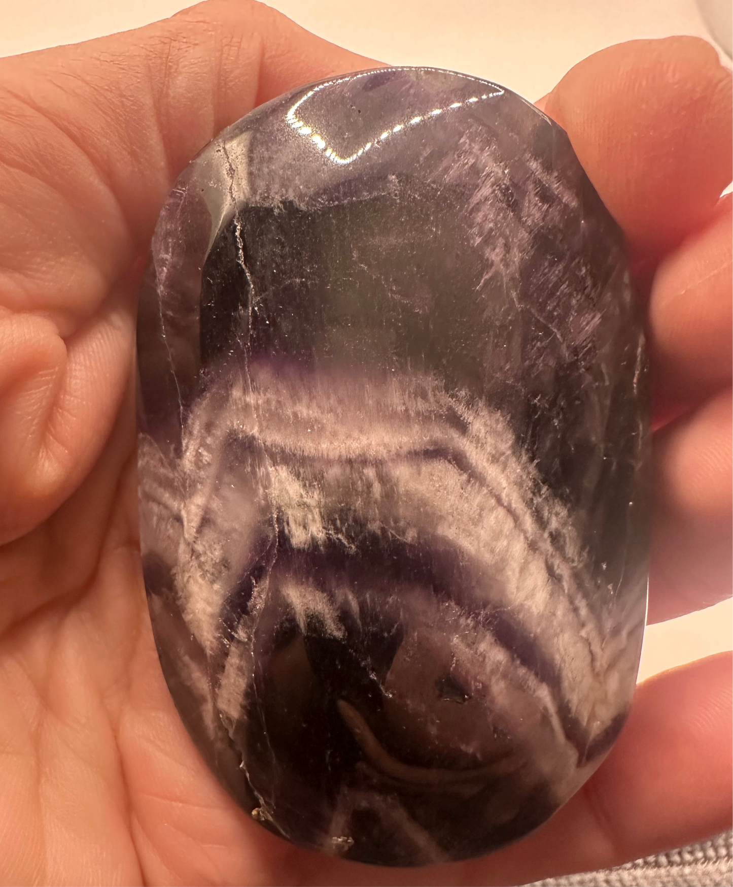Amethyst Palm Stones