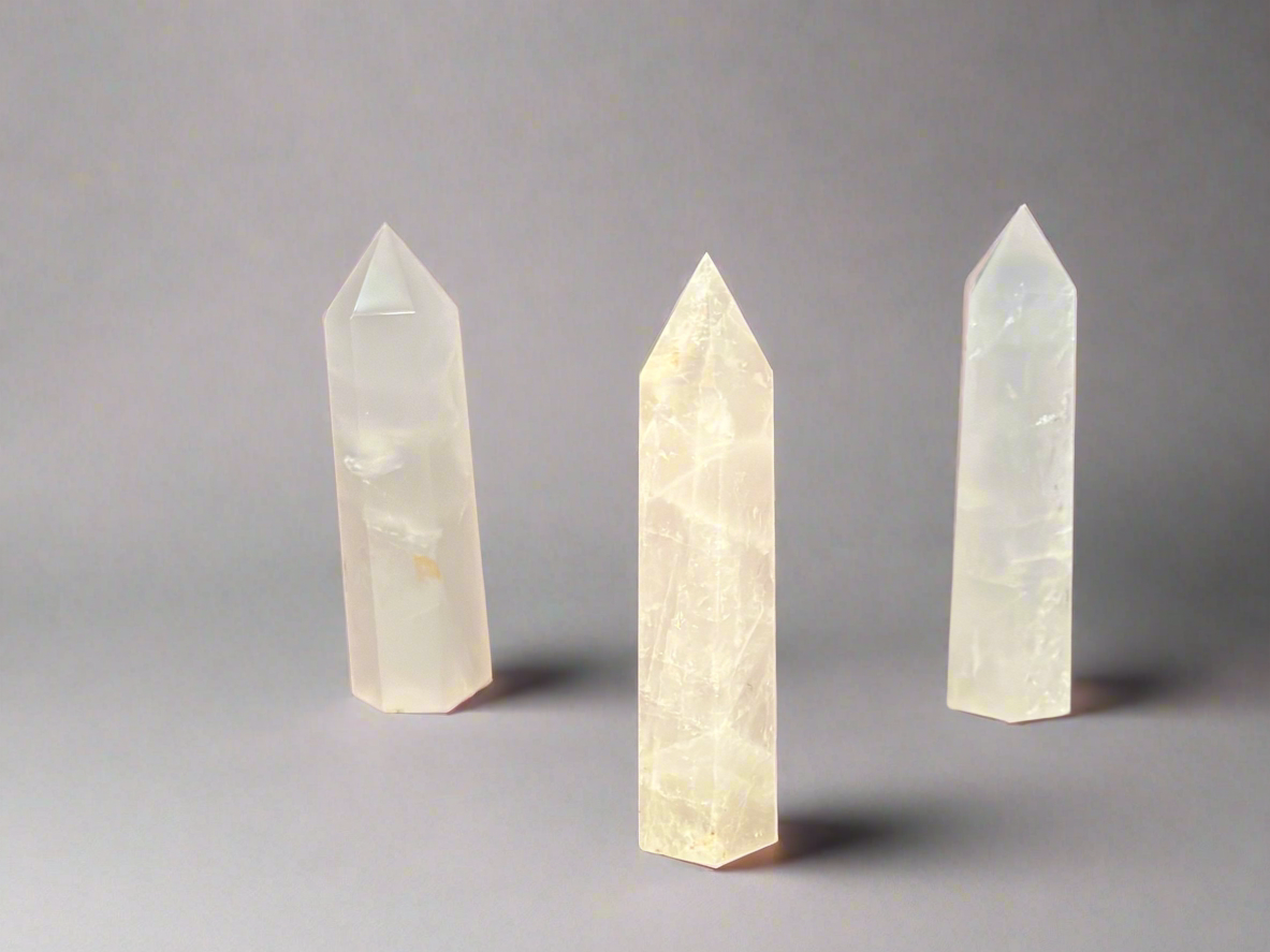 Rose Quartz Towers 3-4”