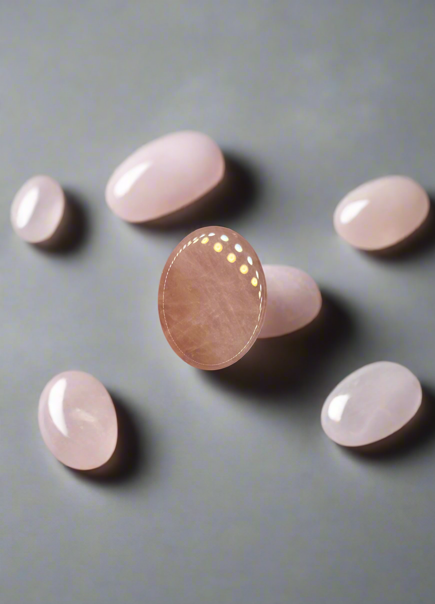 Rose Quartz Worry Stone