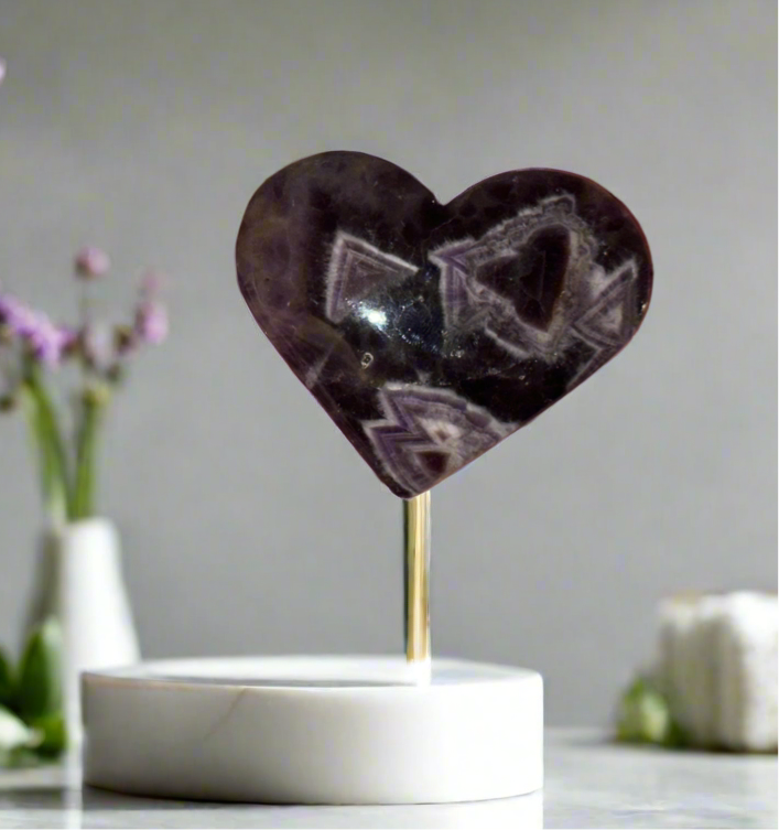 Amethyst Heart-Shaped