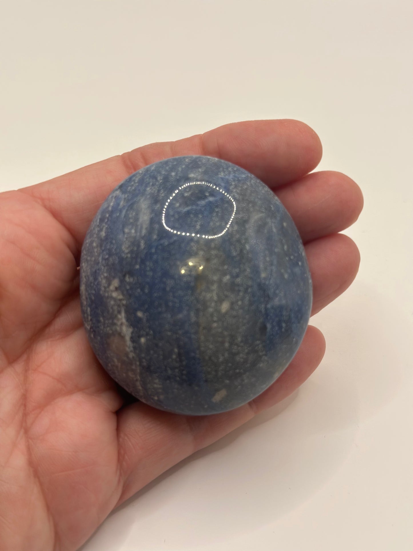 Blue Aventurine Palm Stones