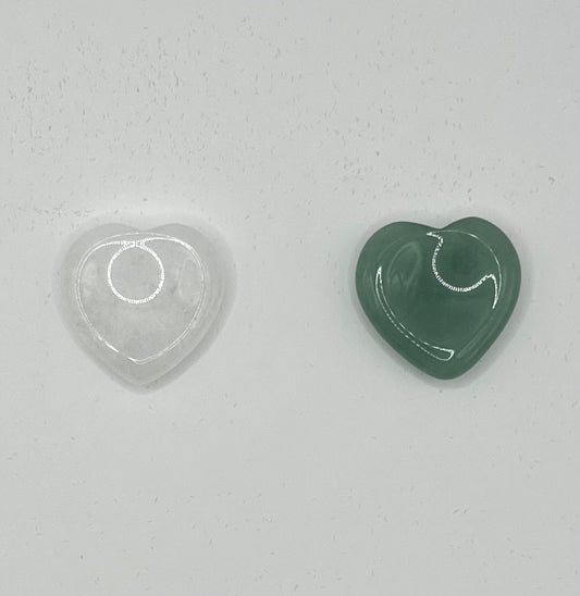 Crystal Heart-Shaped Worry Stone