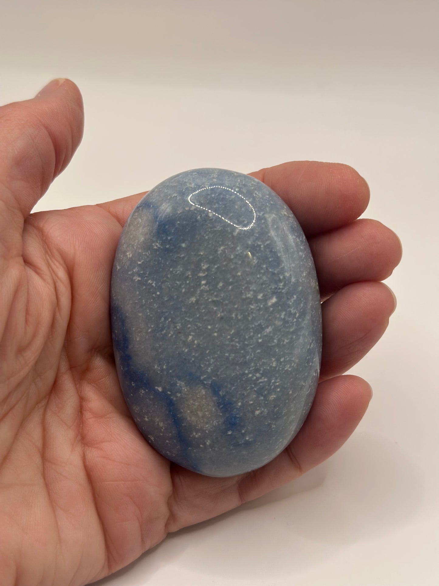 Blue Aventurine Palm Stones