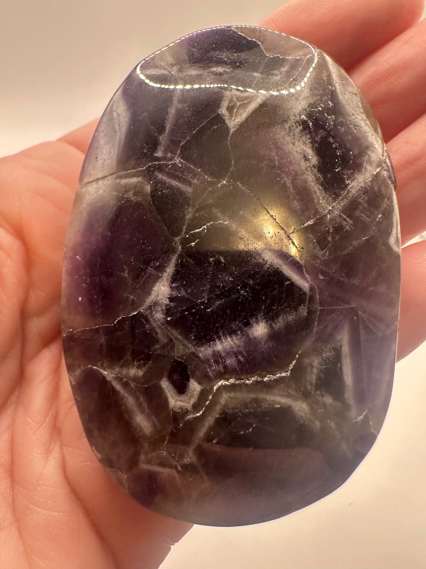 Amethyst Palm Stones