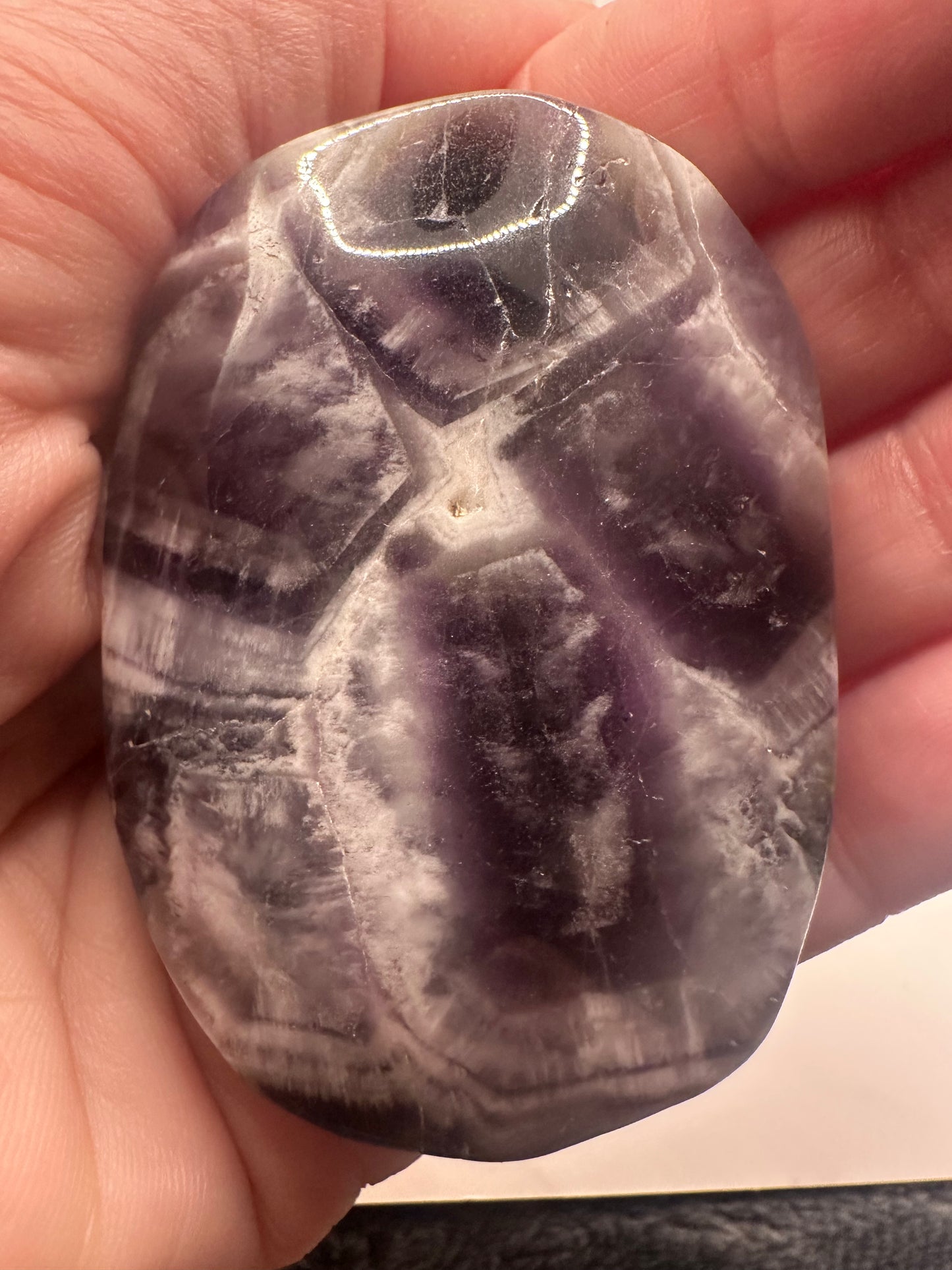 Amethyst Palm Stones
