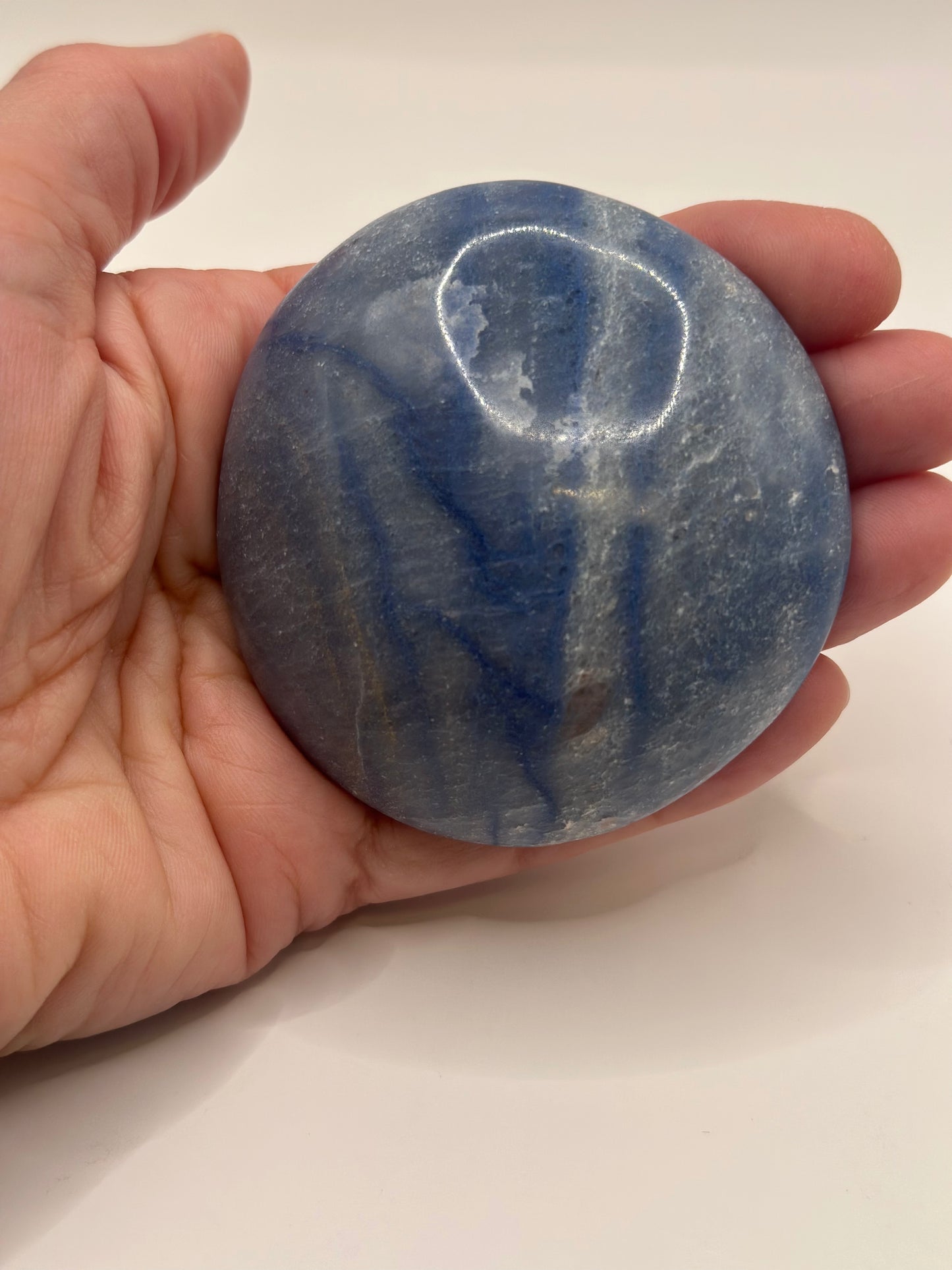 Blue Aventurine Palm Stones