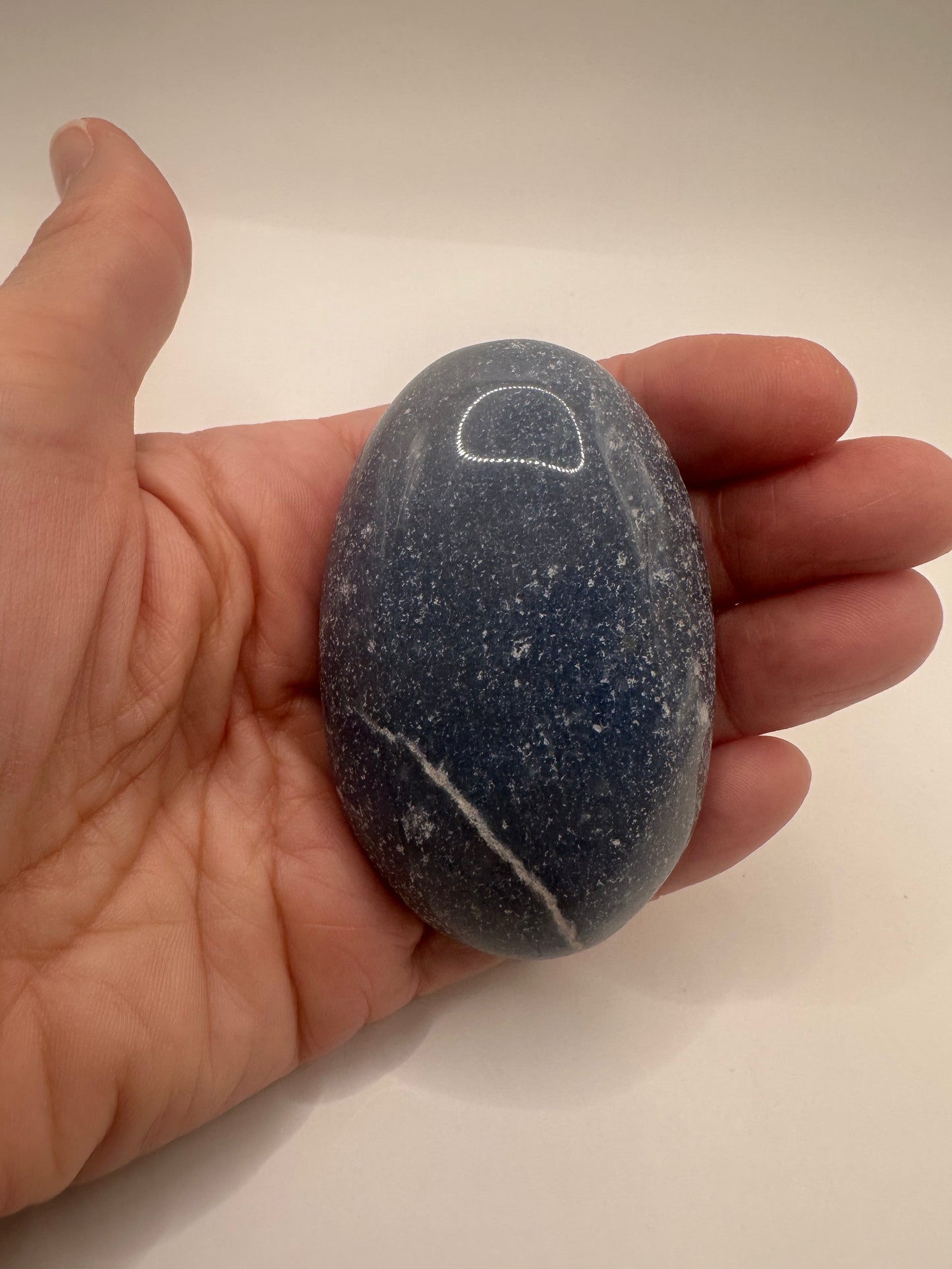 Blue Aventurine Palm Stones