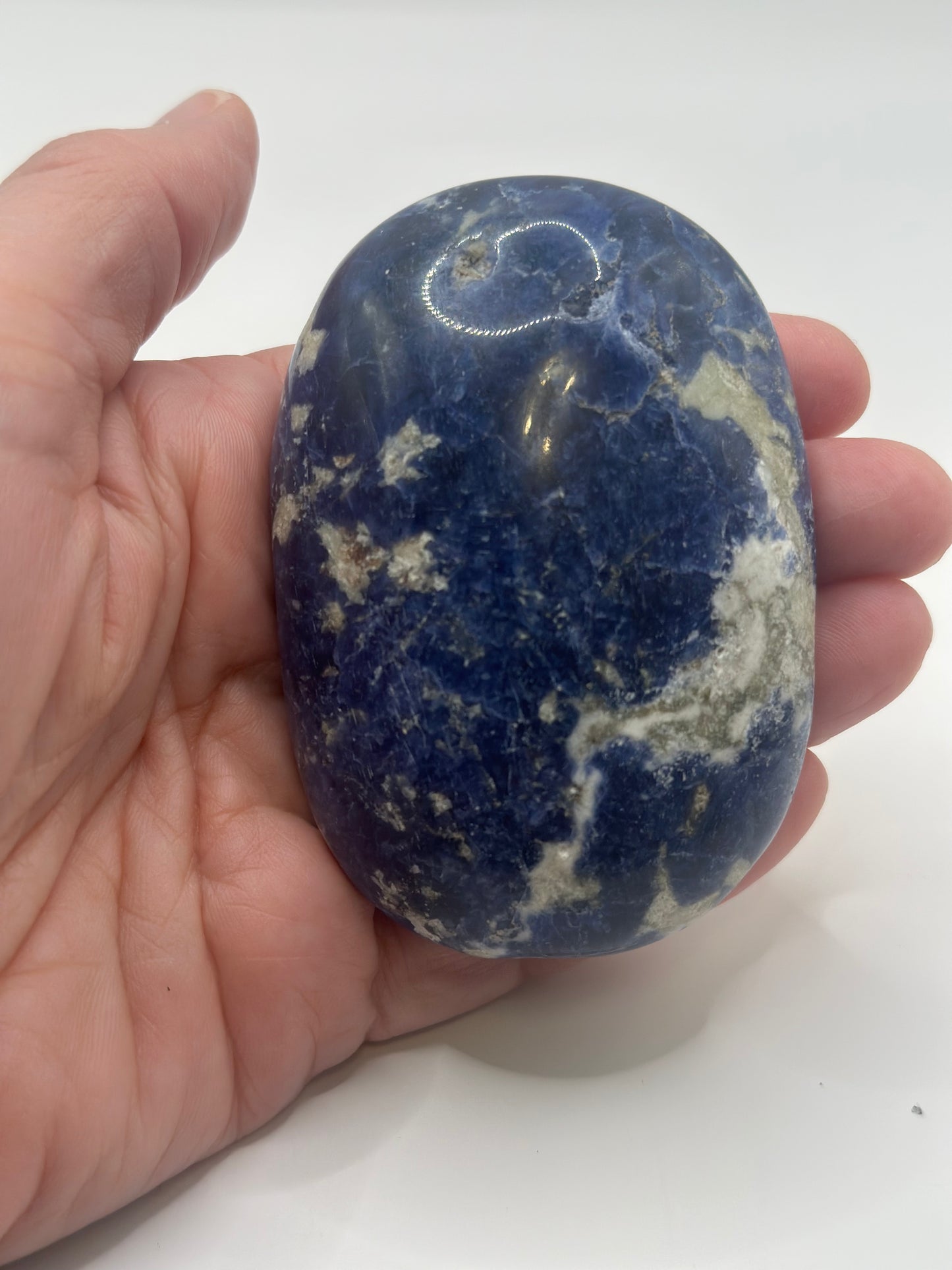 Sodalite Palm Stones