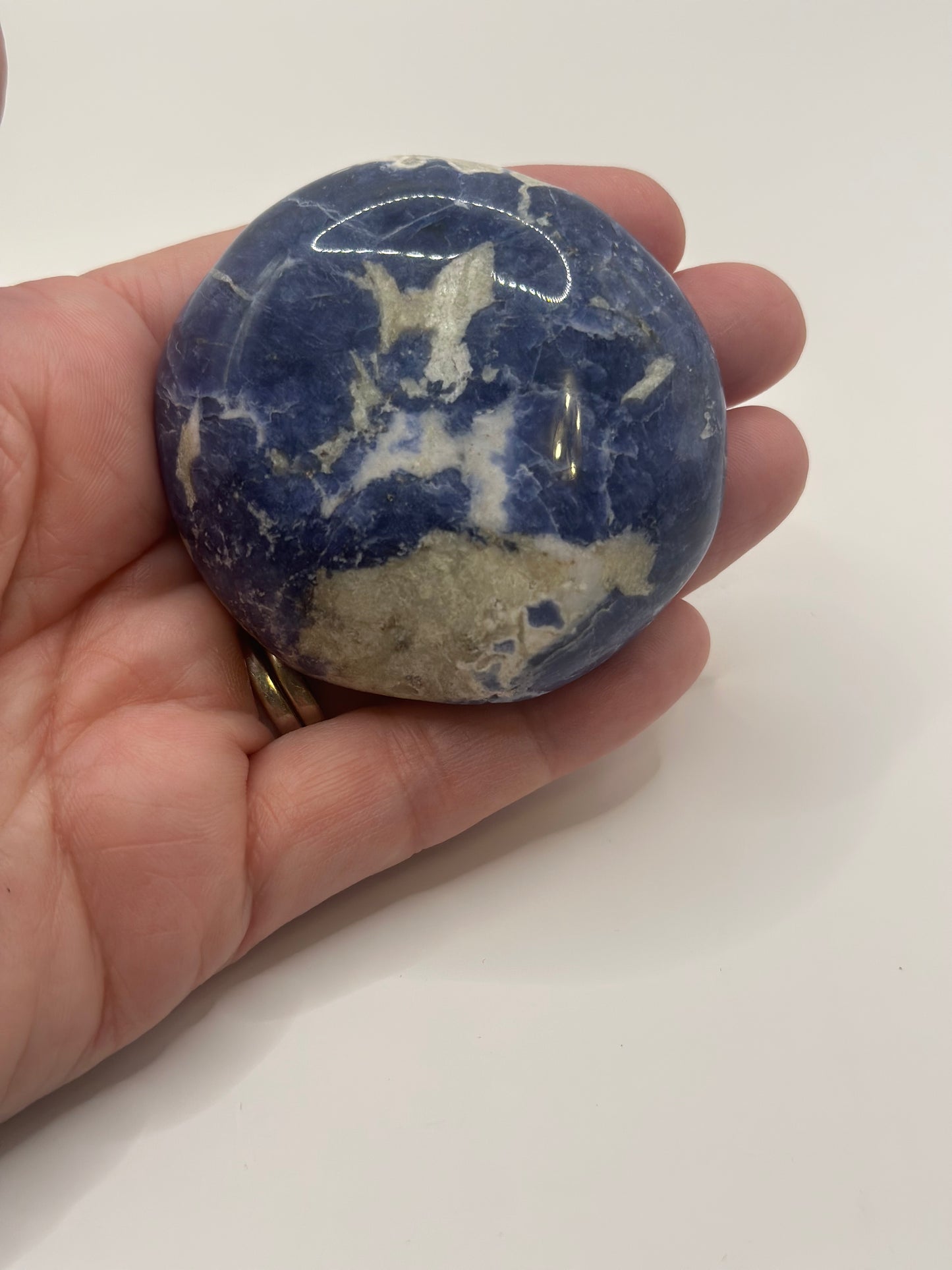 Sodalite Palm Stones