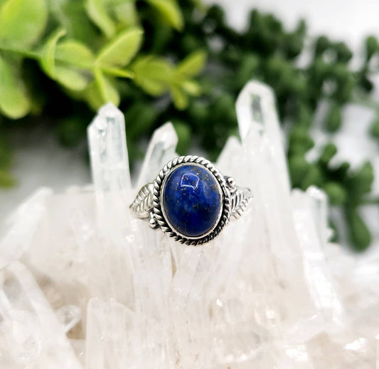 Lapis Lazuli Gemstone Sterling Silver (925) Ring
